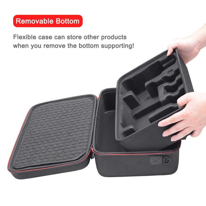 RLSOCO Hard Case for DJI Air 2/2S/Mavic 2 Pro & DJI RC Pro/Smart Controller/Stock Controller - Fits Accessories:Controller,Drone Body,Batteries,Charger,Charging Hub,Propellers (Case Only) - Image 5